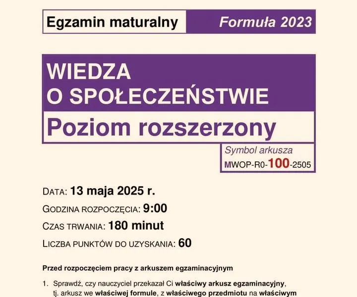 Matura wos: ile trwa i czego się spodziewać