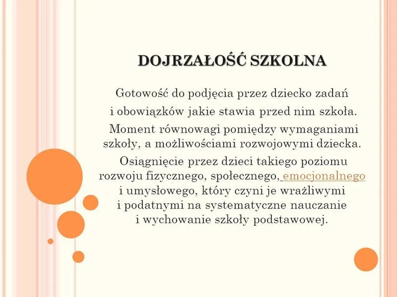 Gotowość szkolna