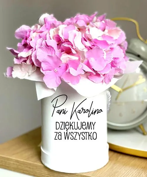 Kwiaty dla nauczycielki