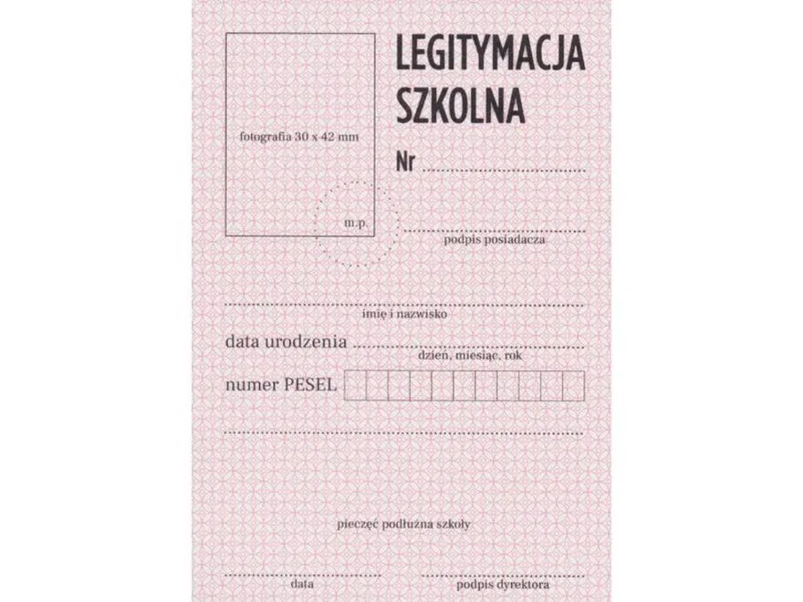 Legitymacja szkolna