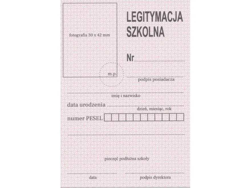 Legitymacja szkolna