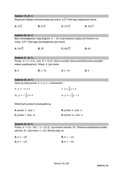 Matura z matematyki