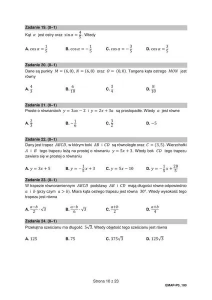 Matura z matematyki