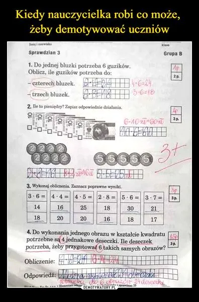 Motywacja uczniów