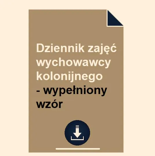 Obowiązki wychowawcy kolonijnego
