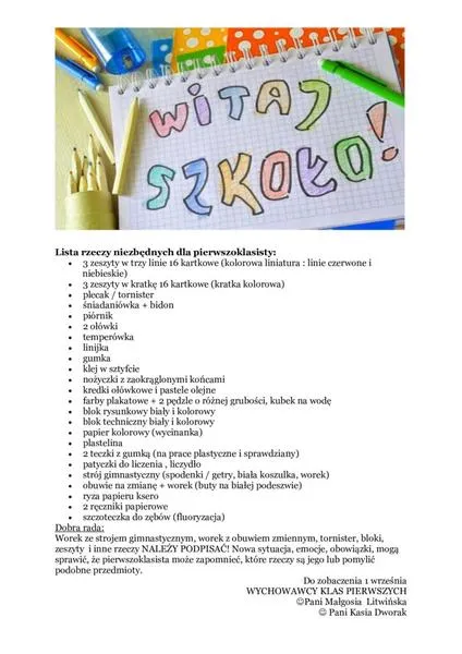 Pakowanie na wycieczkę
