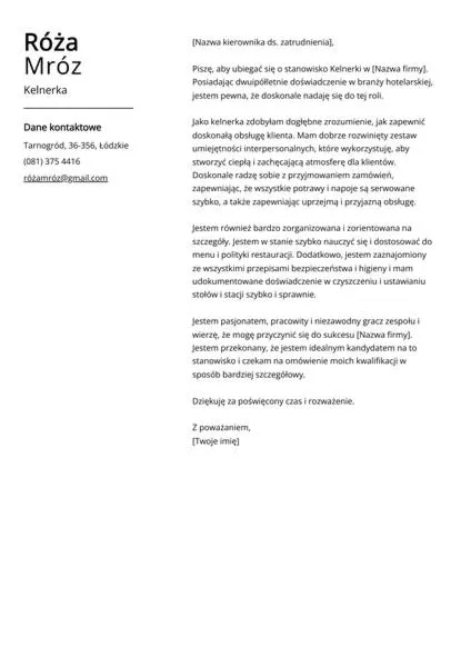 Personalizacja listu motywacyjnego