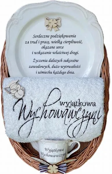 Podziękowania dla wychowawcy