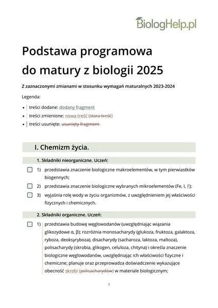 Przygotowanie do matury