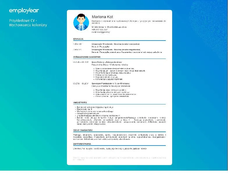 Wychowawca kolonijny